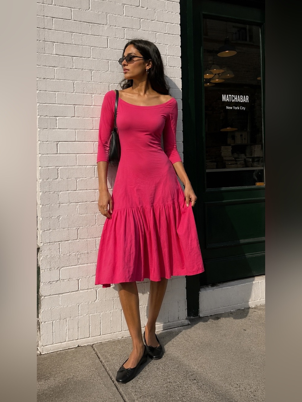 Tuckernuck x Carmen Eubanks hot Pink Women's Wimberley Dress NWT size XS